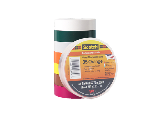 Cina 3M Scotch 35 | Color Coding | Electrical Tape | Vinyl Carrier fornitore