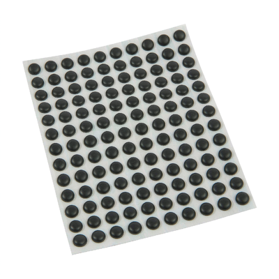 Cina 3M SJ5003 | Black/Grey/White | 11.2 x 5.1 mm | Bumpon Hemisphere | 72 Shore M fornitore
