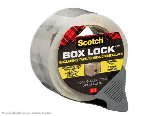 Cina 3M Scotch Box Lock 3950 | Clear BOPP Film | Acrylic | 48 mm x 50 m | 76.2 mm Core fornitore
