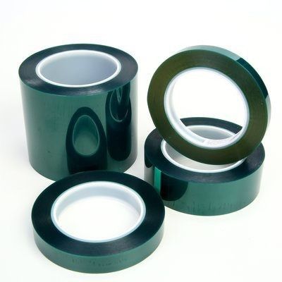 La temperatura elevata adesiva del poliestere del silicone verde del nastro protettivo ampiamente usa per il rivestimento di potere fornitore
