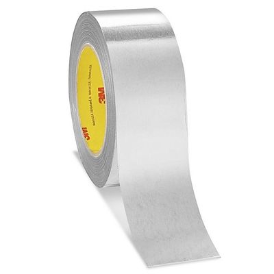3M 363 & 3M 363L. Nastro di tessuto in vetro in foglio di alluminio. Nastro ad alta temperatura. 0,19 mm. Adesivo trasparente in silicone. fornitore