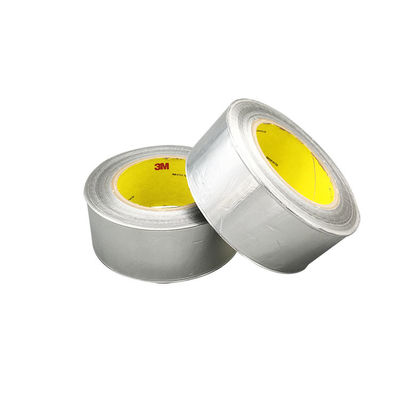 3M 363 & 3M 363L. Nastro di tessuto in vetro in foglio di alluminio. Nastro ad alta temperatura. 0,19 mm. Adesivo trasparente in silicone. fornitore