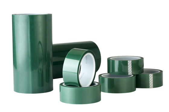 Nastro verde PET. Mascheramento ad alta temperatura. 0,06 mm/0,09 mm. Adesivo in silicone. fornitore