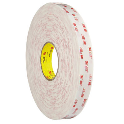 Nastro acrilico del taglio di bacio della schiuma, doppio colore parteggiato di bianco di 3M  4945 di spessore del nastro 1.1mm della schiuma fornitore