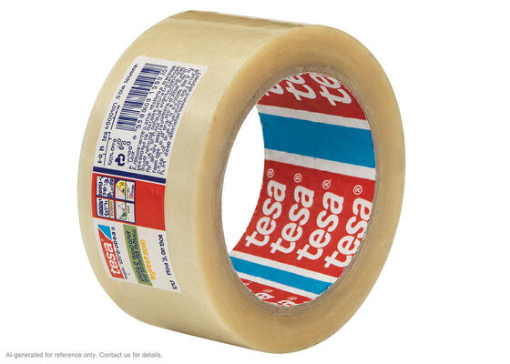tesa 4124 | 65 µm PVC Film | Natural Rubber | 60 N/cm Tensile | Medium to Heavy Cartons fornitore