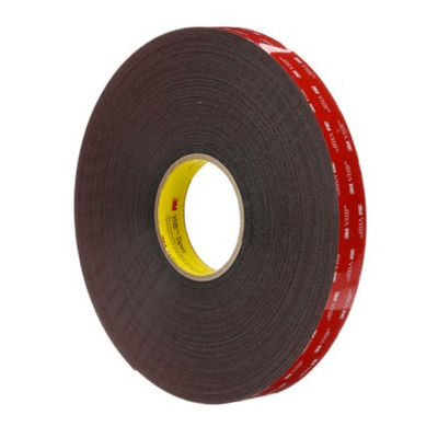 3M PT1100 Doppia faccia Automotive Adesivo acrilico schiuma nera spessore 1,14 mm
